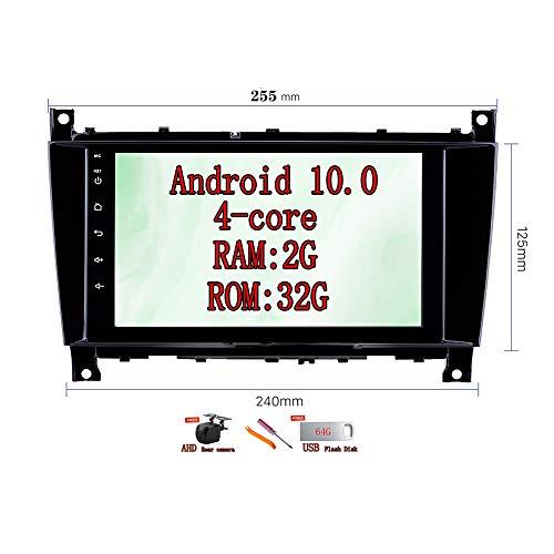 XISEDO 8 Pulgadas Android 10.0 Autoradio Car Radio RAM 2G ROM 32G In Dash Radio de Coche para Mercedes-Benz CLK W209 2006-2012/CLS W219 2004-2008 255 
