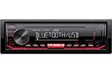 Receptor de medios digitales JVC KD-X260BT con Bluetooth / USB / Pandora / iHeartRadio / Spotify / Ecualizador de 13 bandas, NEGRO